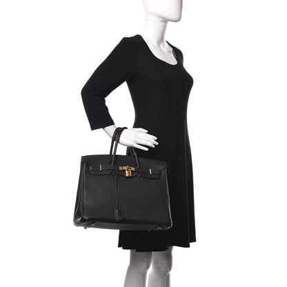 Hermes Togo Birkin 35 Black 2 of 14