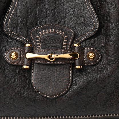Gucci Guccissima Large New Pelham Shoulder Bag Dark Brown 9 of 15