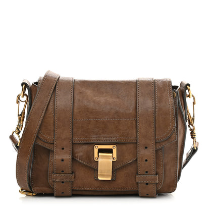 Proenza Schouler Lambskin PS1 Mini Pouch Messenger Bag Saddle 1 of 18