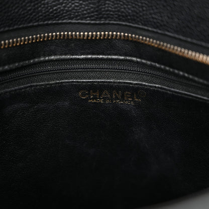 Chanel Caviar Quilted Medallion Tote Black 6 of 17