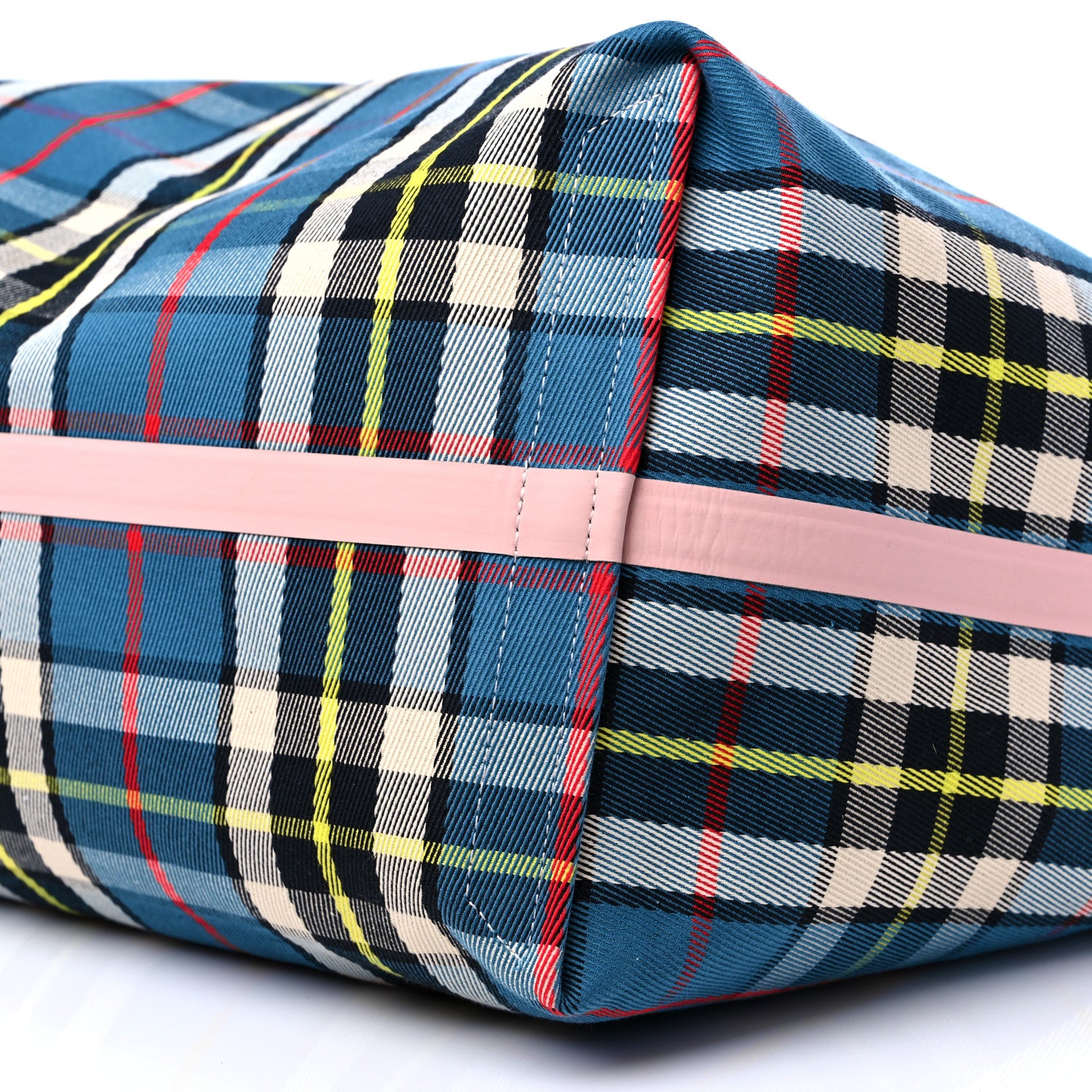 Burberry Vintage Check Large The Giant Reversible Tote Palm Green Pink Apricot 16 of 16