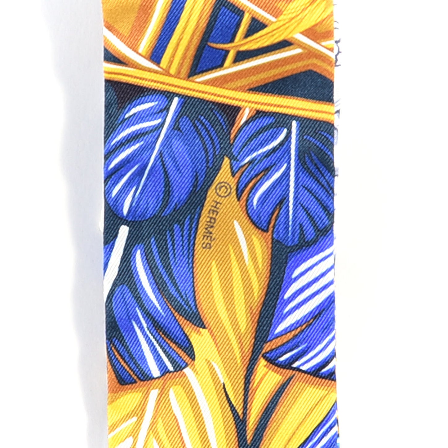 Silk La Danse Pacifique Twilly Bleu Nuit Jaune Vif