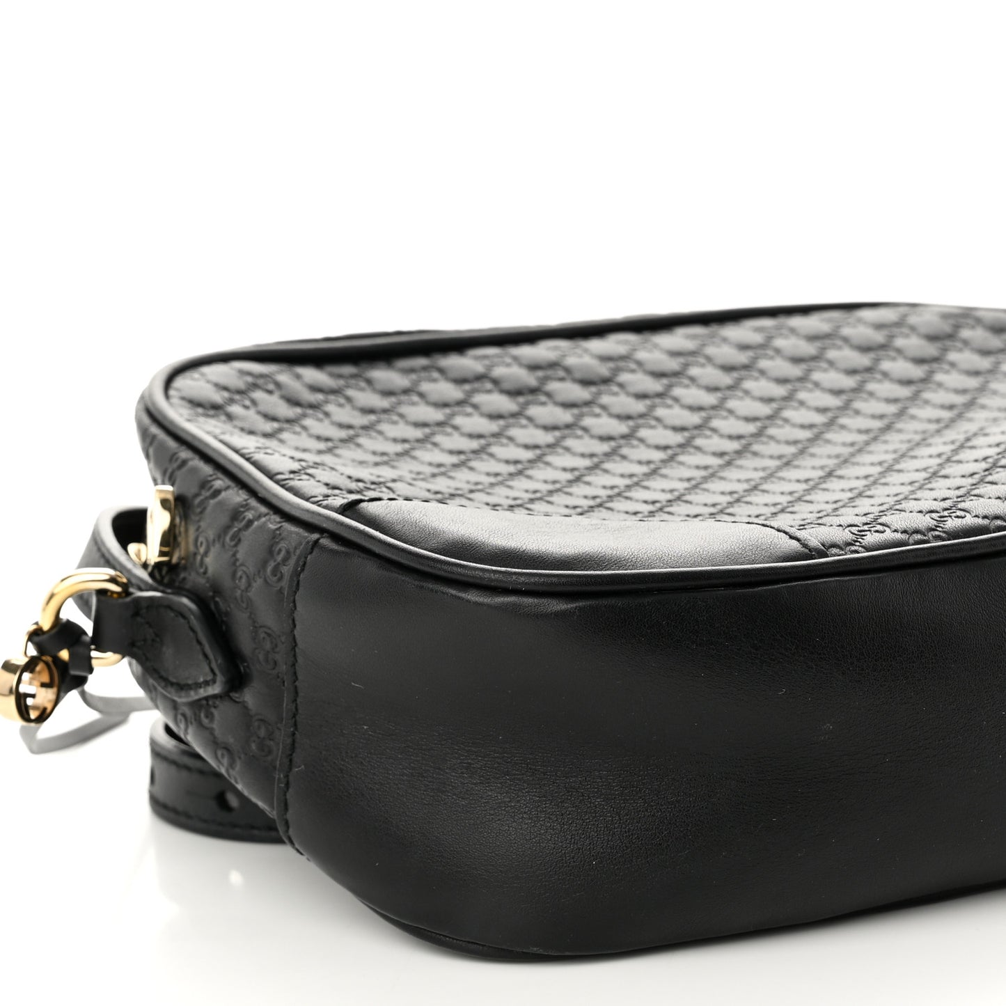 Microguccissima Mini Bree Messenger Bag Black