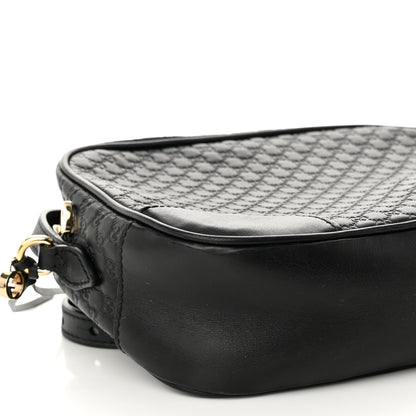 Gucci Microguccissima Mini Bree Messenger Bag Black 8 of 11