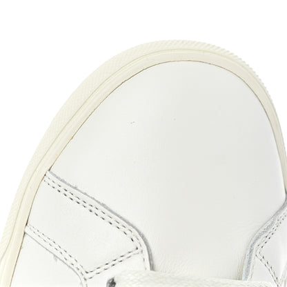 Saint Laurent Calfskin Pony Hair Leopard Print Andy Low Top Sneakers 41 White 10 of 12