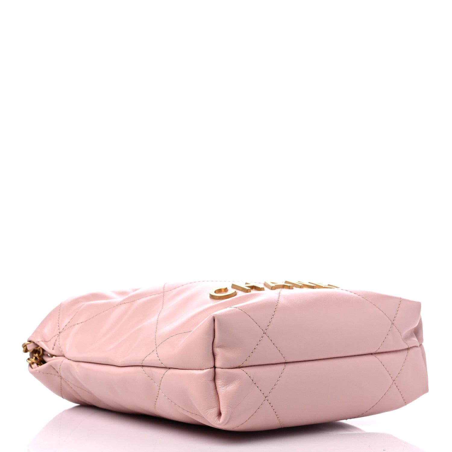 Chanel Shiny Calfskin Quilted Mini Chanel 22 Rose Clair 4 of 9
