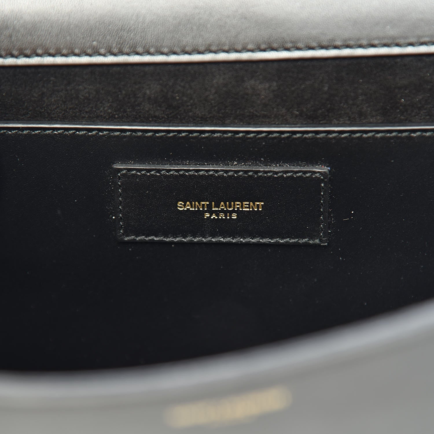 Saint Laurent Calfskin Studded Medium Betty Black 6 of 17