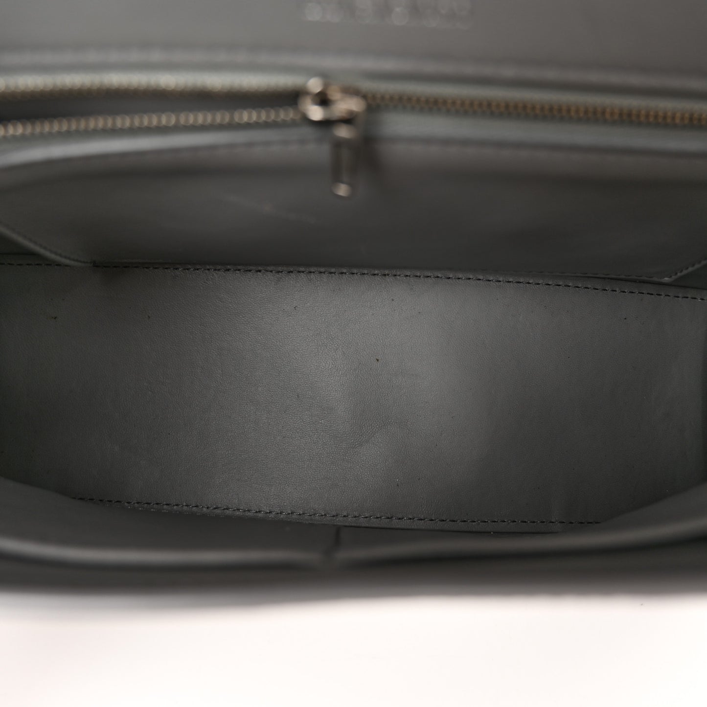 Shiny Calfskin Crocodile Embossed Medium Hourglass Top Handle Bag Balenciaga Grey