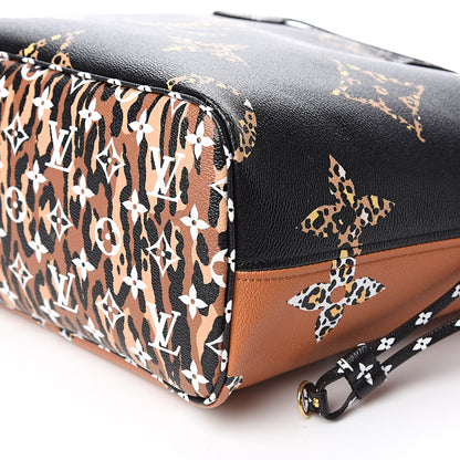 Louis Vuitton Monogram Giant Jungle Neverfull MM Black 11 of 18