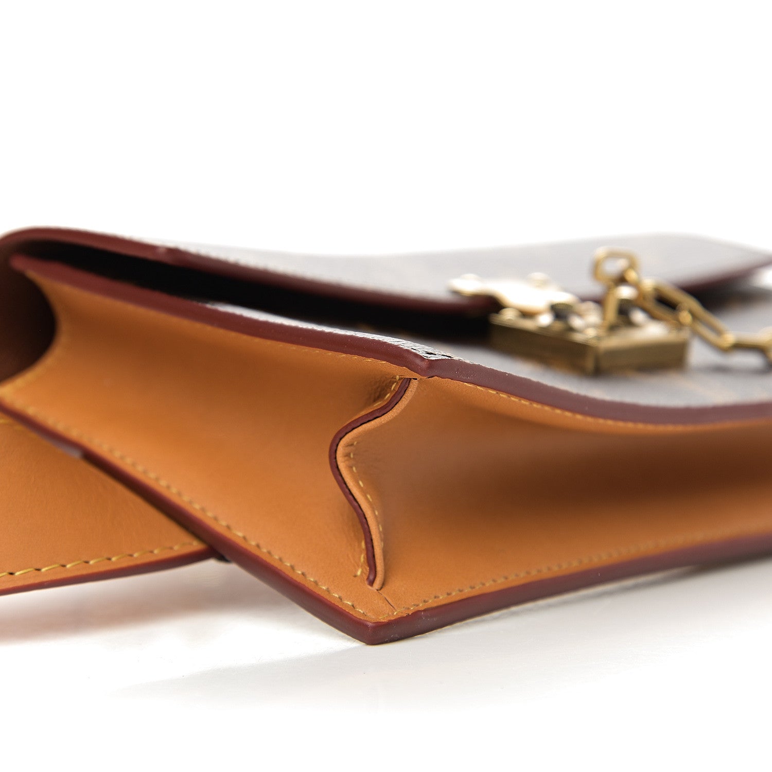 Louis Vuitton Monogram S Lock Belt Pouch MM 6 of 9