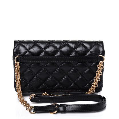 Chanel Aged Calfskin Quilted 2.55 Reissue Flap Belt Bag Clutch Black 14 of 14