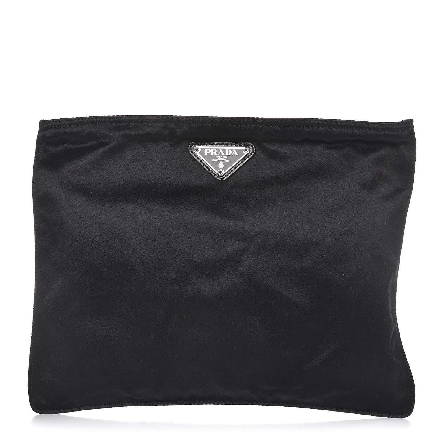 Satin Evening Clutch Black