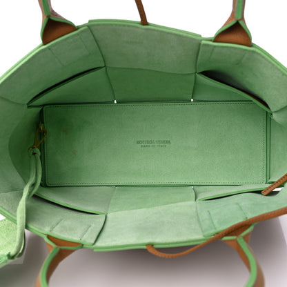 Bottega Veneta Nappa Intrecciato Small Arco Tote Carmel Pistachio 7 of 11