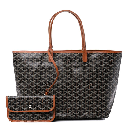 Goyard Goyardine Saint Louis PM Black Gold 1 of 10