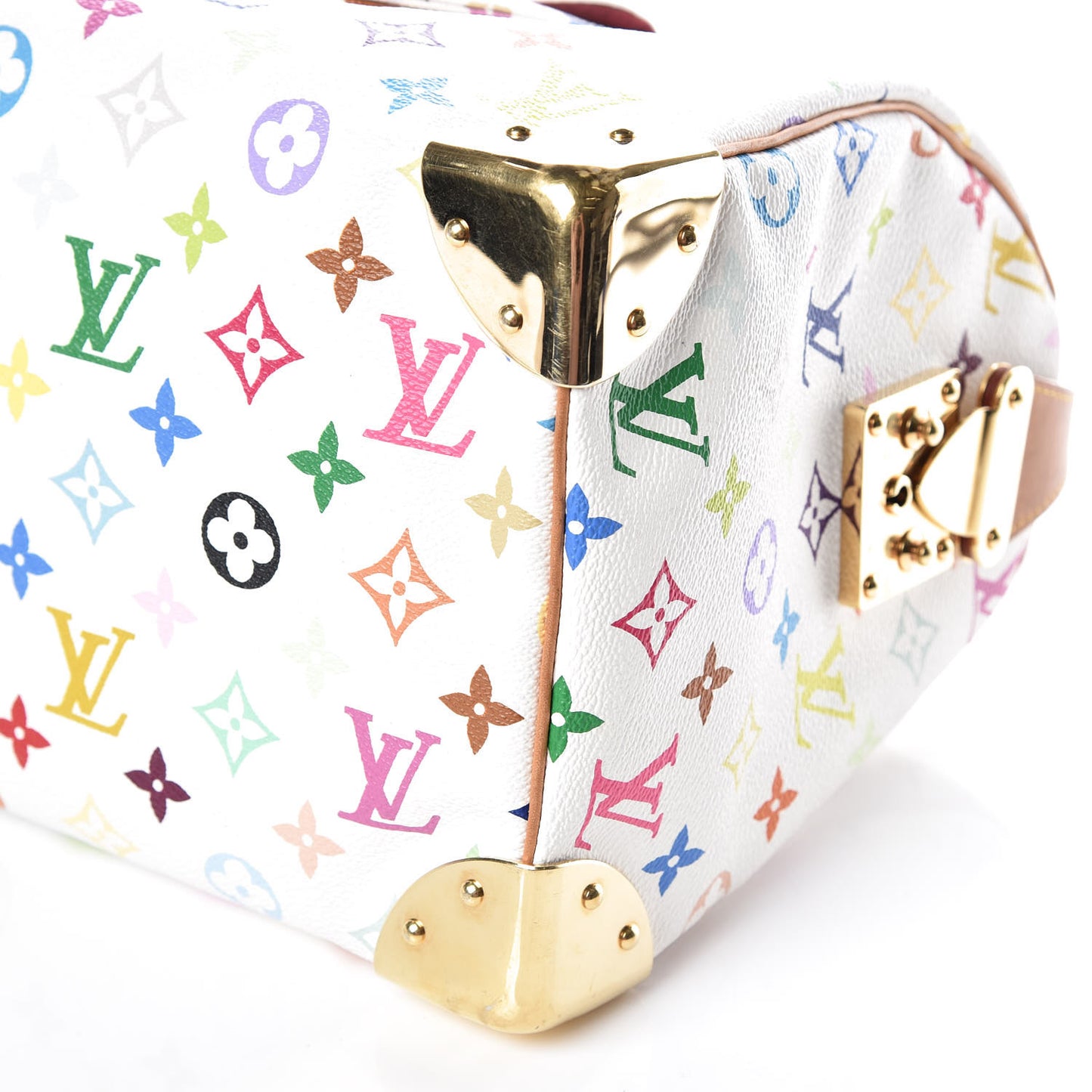 Monogram Multicolor Speedy 30 White