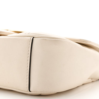 Gucci Calfskin Matelasse Mini GG Marmont Shoulder Bag White 10 of 10