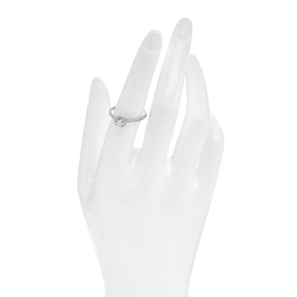 Tiffany Platinum Diamond .38ct Soleste Round Engagement Ring 54 7 3 of 6