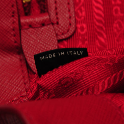Prada Saffiano Lux Large Tote Fuoco 2 of 10