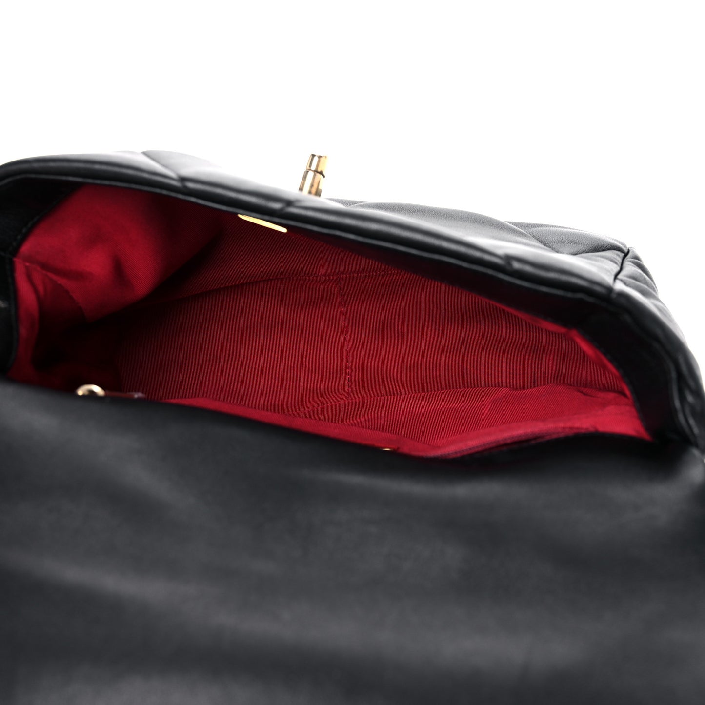 Lambskin Quilted Medium Chanel 19 Flap Black