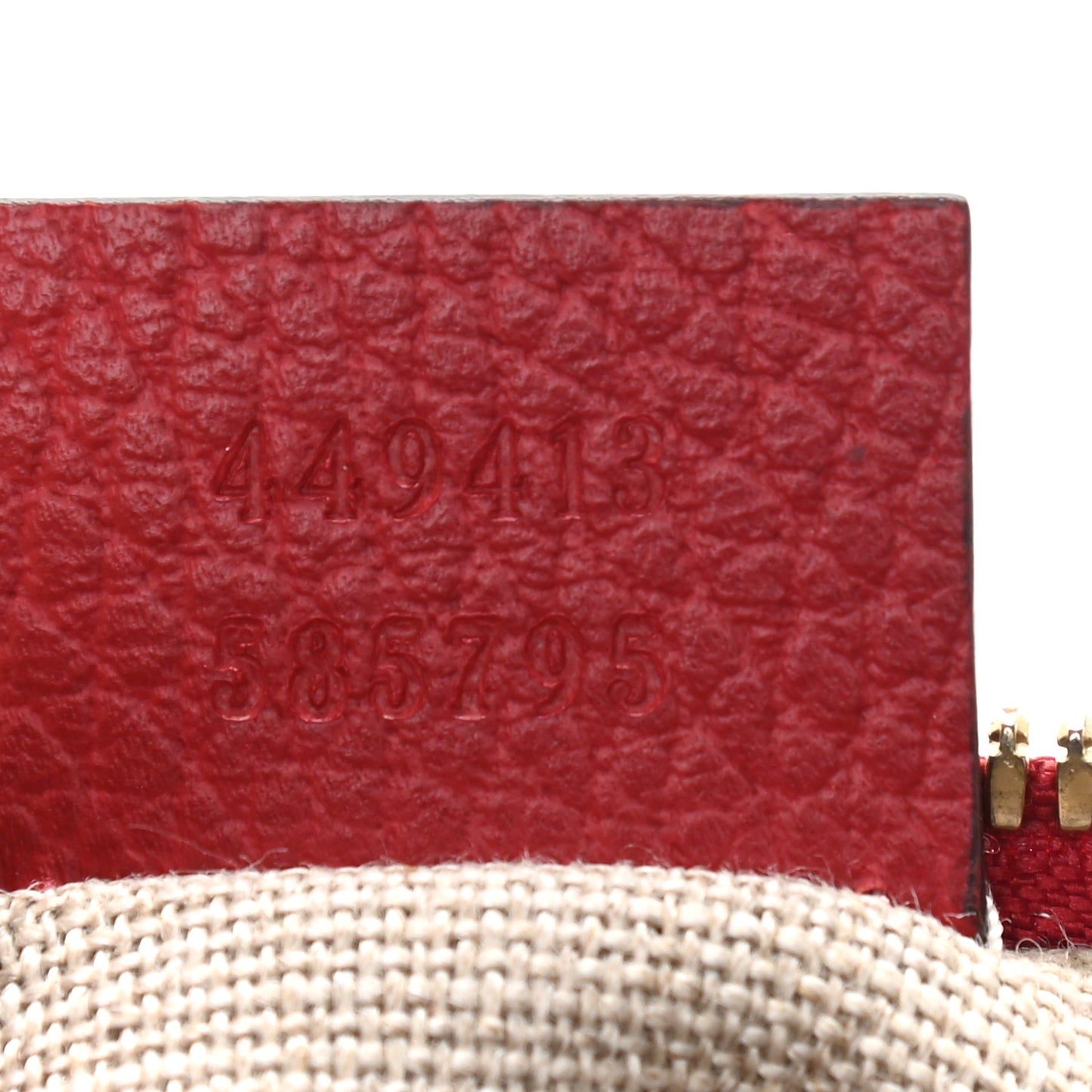 Monogram Mini Bree Messenger Bag Red