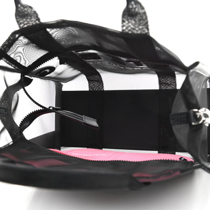 Marc Jacobs Nylon The Mesh Medium Tote Bag Black Pink 5 of 11