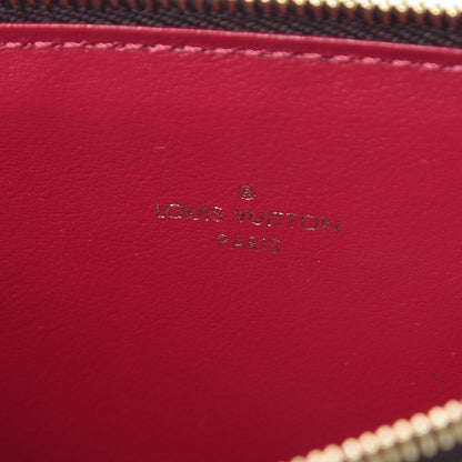 Louis Vuitton Monogram Felicie Chain Wallet Zippered Insert Fuchsia 6 of 6