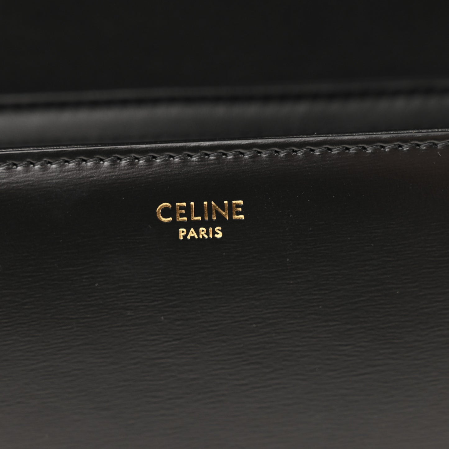 Shiny Calfskin Teen Triomphe Black