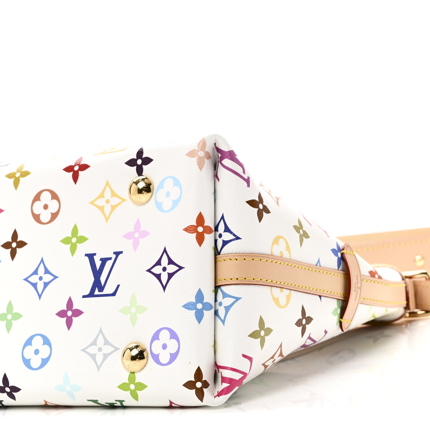 LV x TM Monogram Multicolor CarryAll PM White