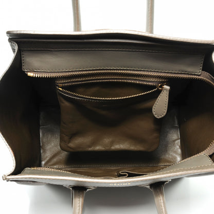 Celine Smooth Calfskin Micro Luggage Camel 5 of 9