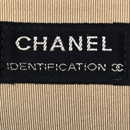 Chanel Wool Patchwork Mademoiselle Jumbo Flap Black 5 of 9