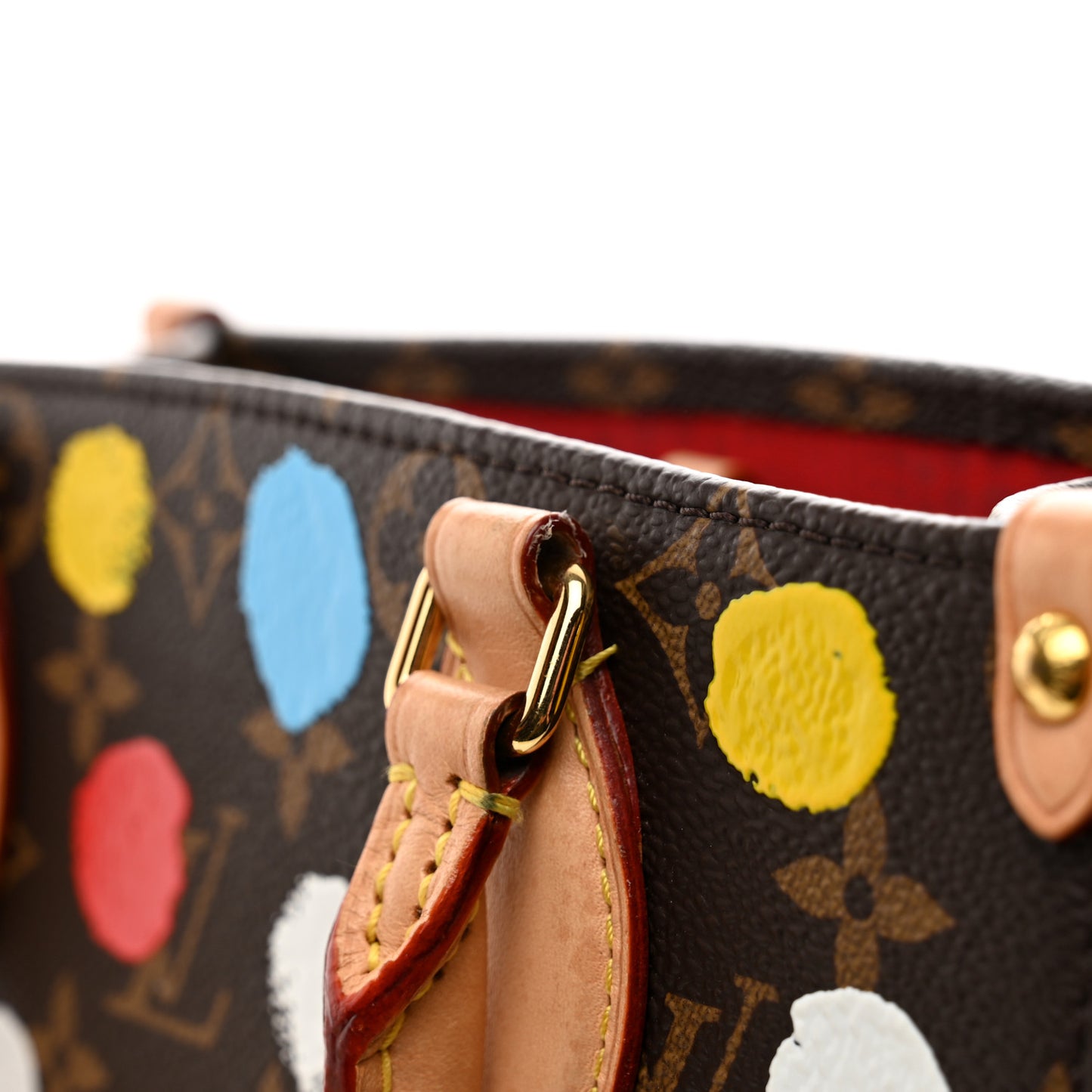 LV X YK Monogram Dots Onthego PM Multicolor