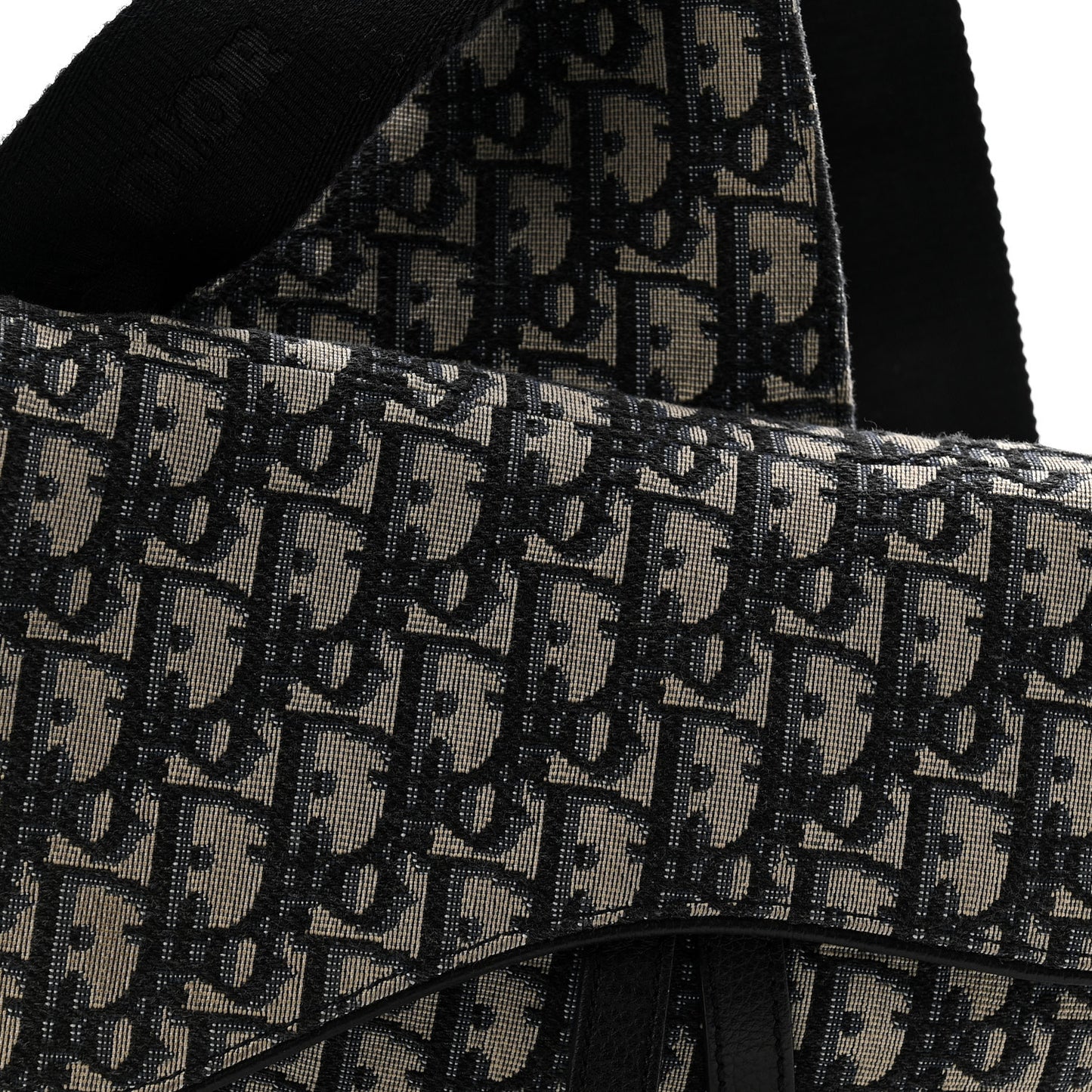 Oblique Mens Saddle Bag Blue
