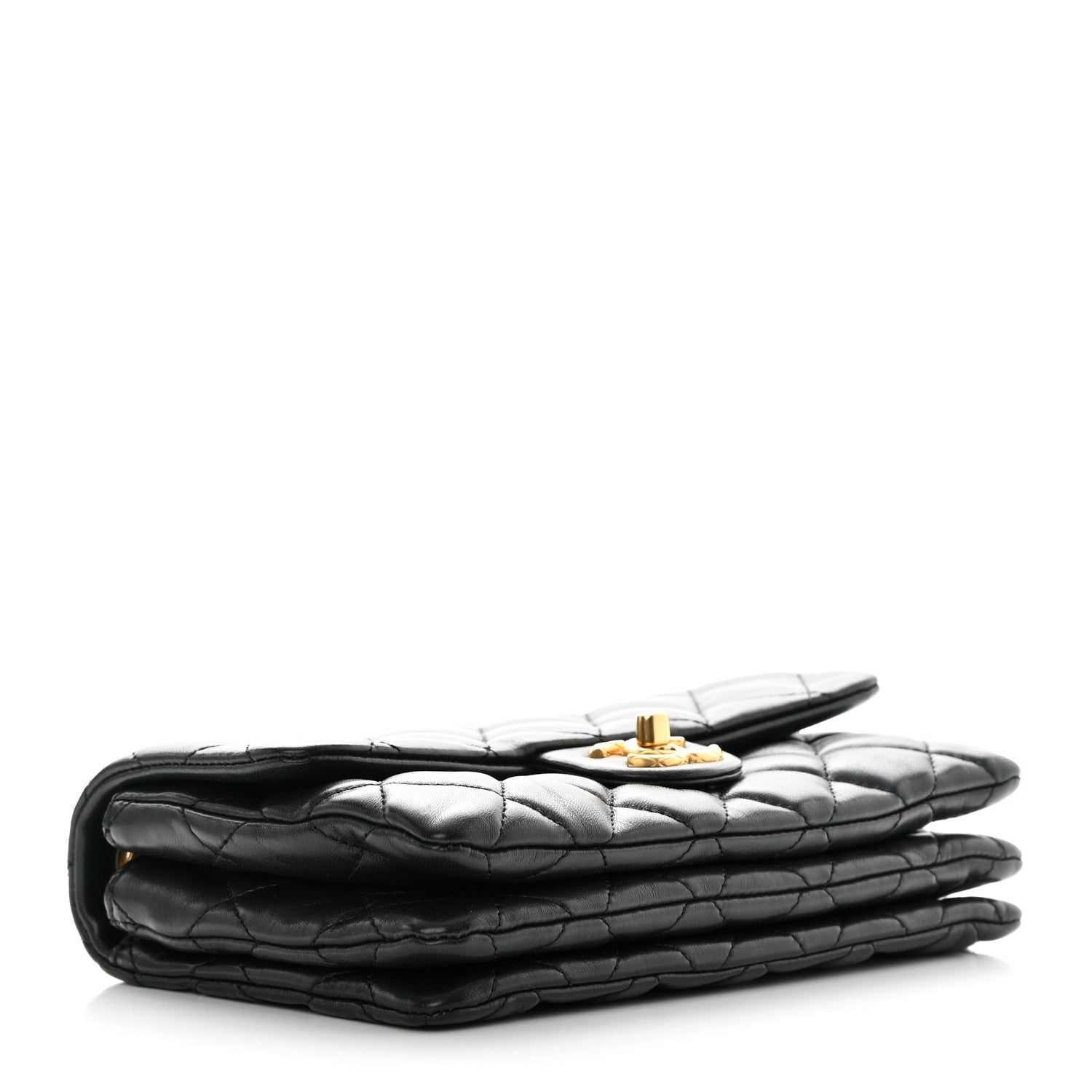 Chanel Lambskin Quilted Small Pillow Crush Flap Black 4 of 14