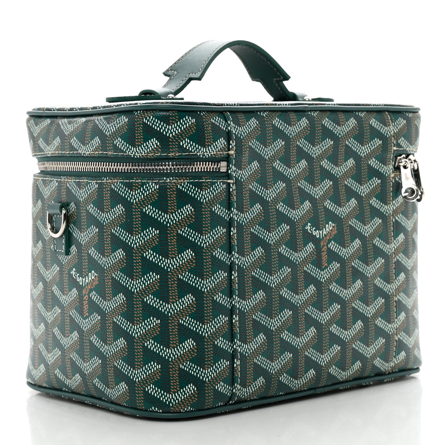 Goyardine Muse Vanity Case Green