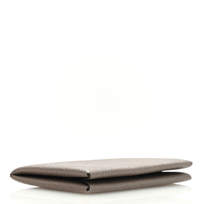 Hermes Epsom Calvi Card Case Gris Asphalt 4 of 7