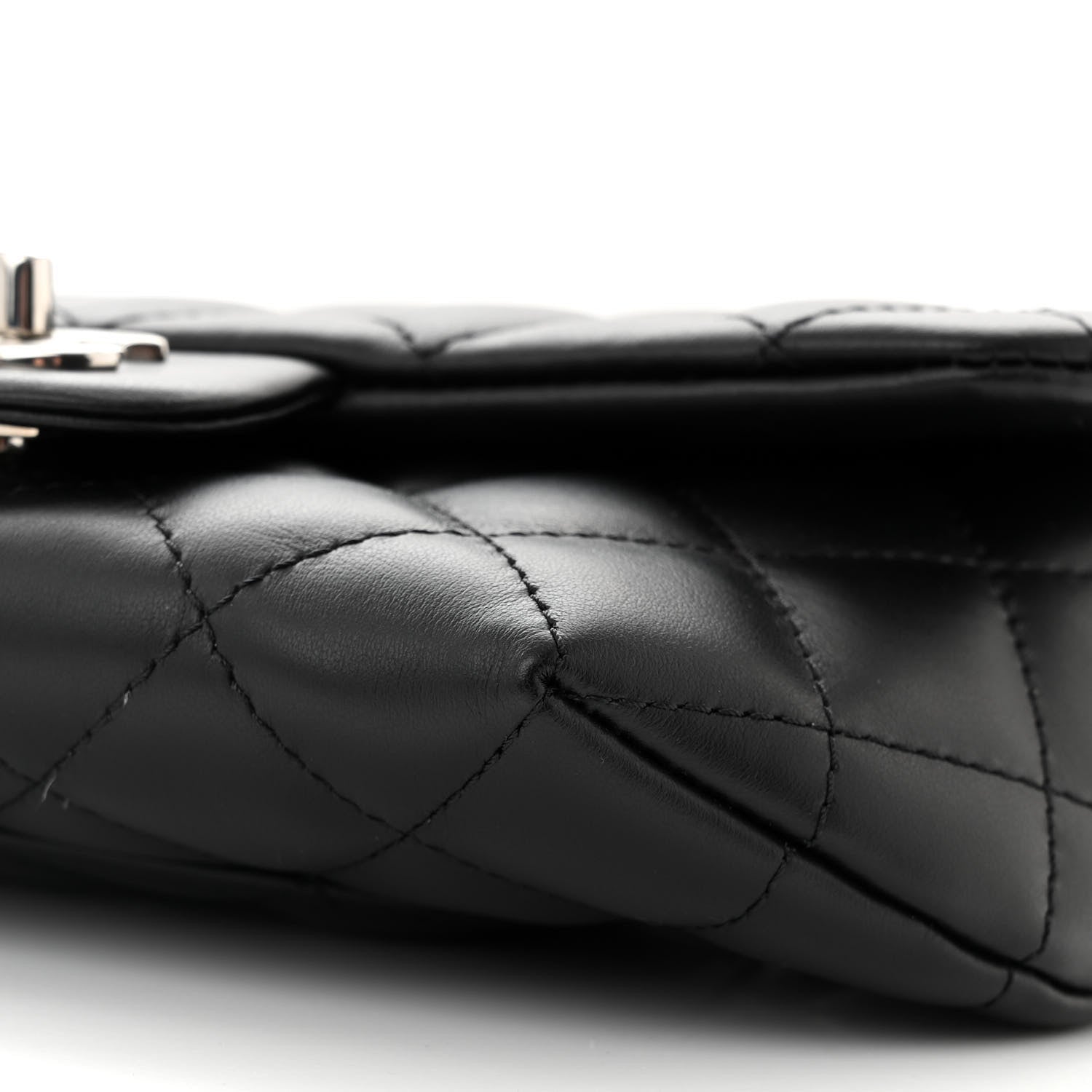 Chanel Calfskin Quilted CC Uniform Flap Belt Bag Black 11 of 11