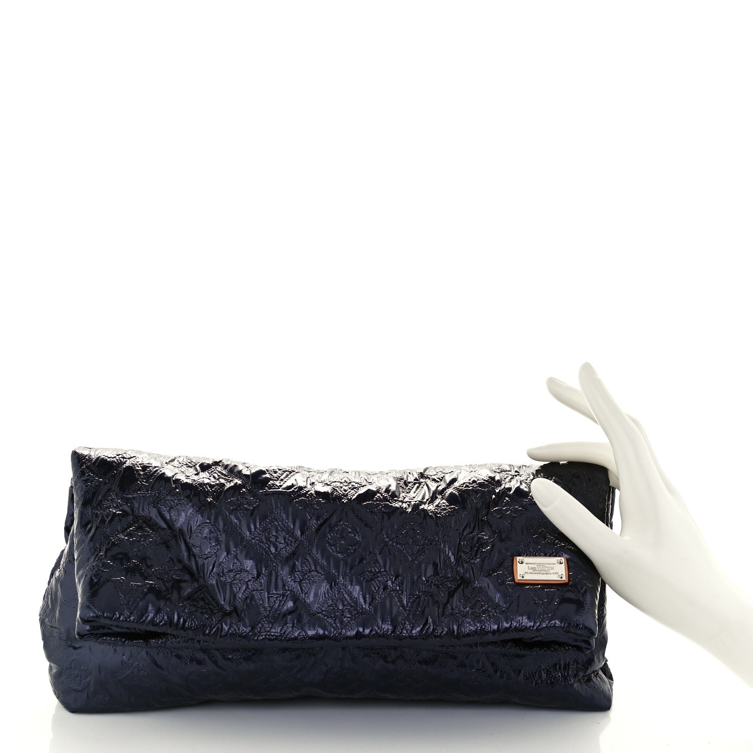 Louis Vuitton Jacquard Quilted Monogram Limelight Clutch MM Blue de France 2 of 11