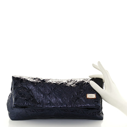 Louis Vuitton Jacquard Quilted Monogram Limelight Clutch MM Blue de France 2 of 11