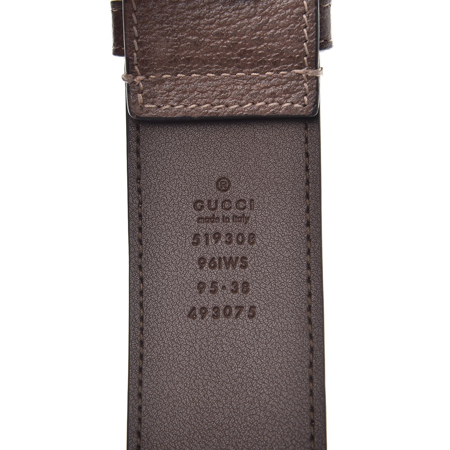 GG Supreme Monogram Ophidia Belted iPhone Case 95 38 Dark Brown