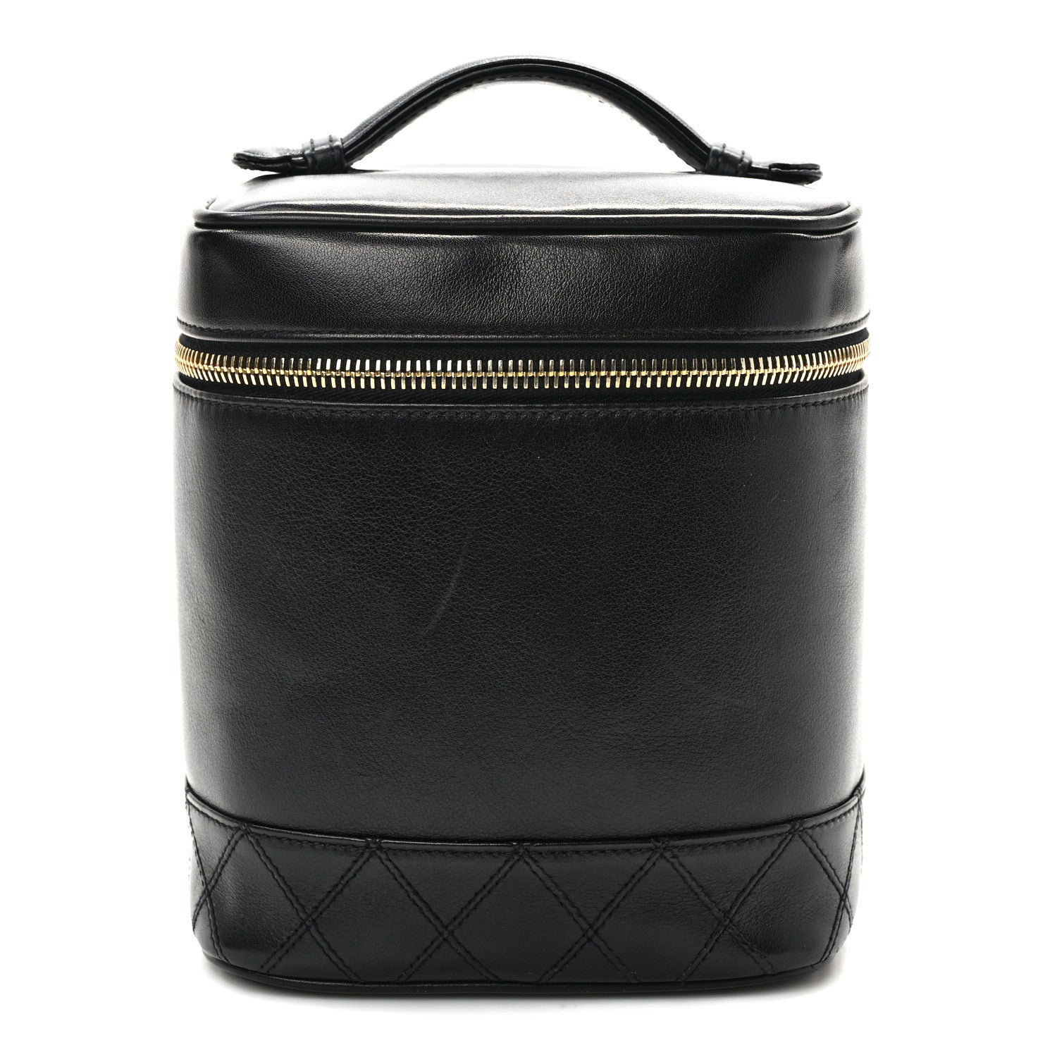 Chanel Lambskin Vanity Cosmetic Case Black 1 of 8