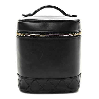 Chanel Lambskin Vanity Cosmetic Case Black 1 of 8
