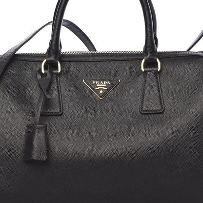 Prada Saffiano Lux Bowler Black 10 of 10
