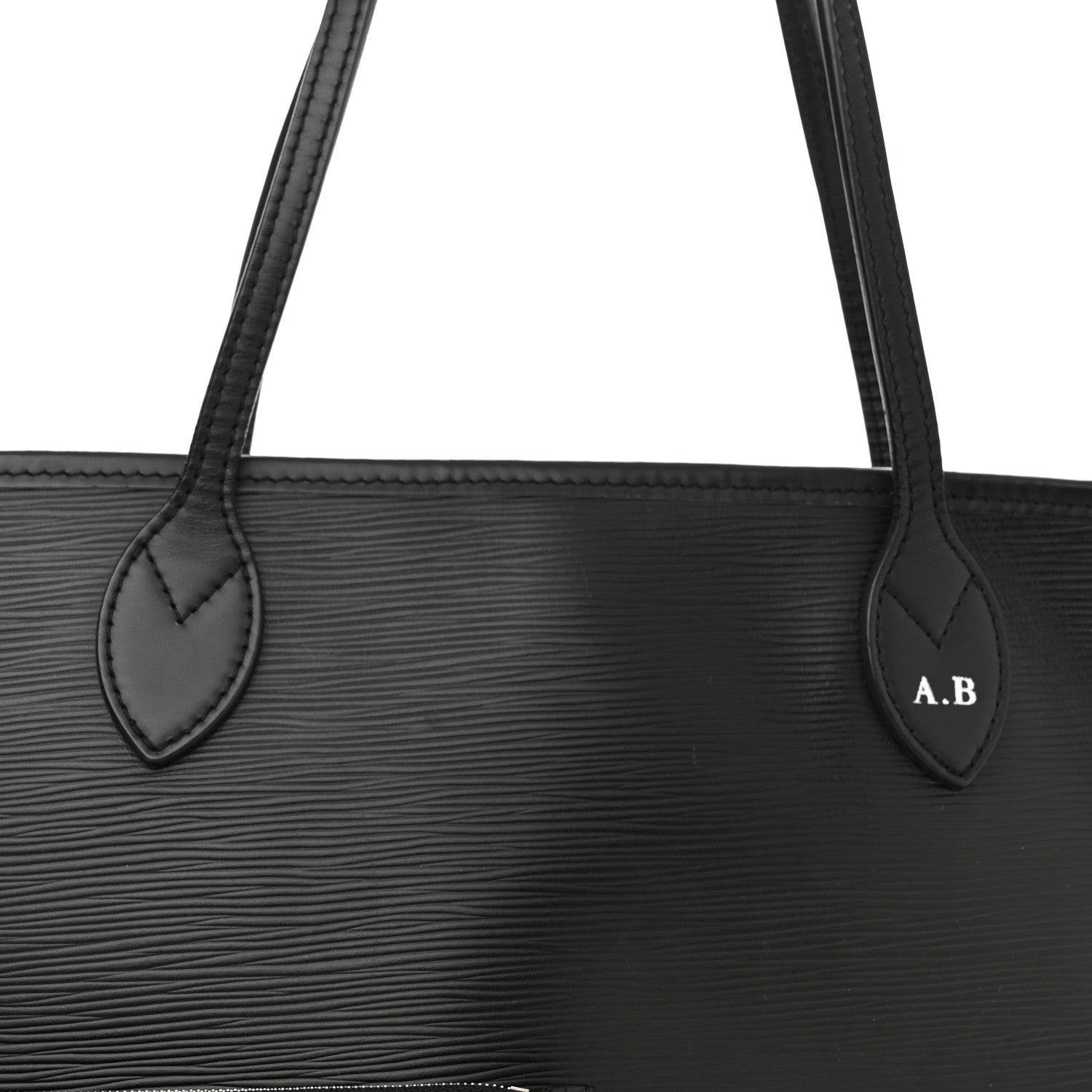Louis Vuitton Epi Neverfull MM Black 9 of 13