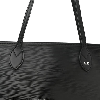 Louis Vuitton Epi Neverfull MM Black 9 of 13