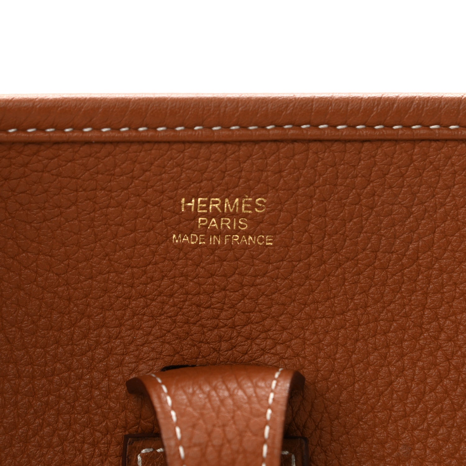 Hermes Taurillon Clemence Evelyne III PM Gold 5 of 10