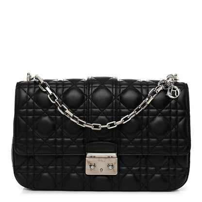 Christian Dior Lambskin Cannage Medium Miss Dior Flap Black 1 of 9