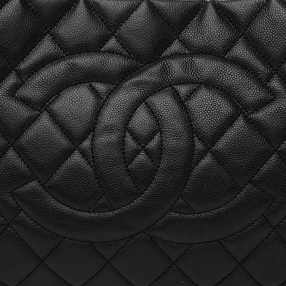 Chanel Caviar Quilted Expandable Zip Shoulder Bag Black 9 of 11