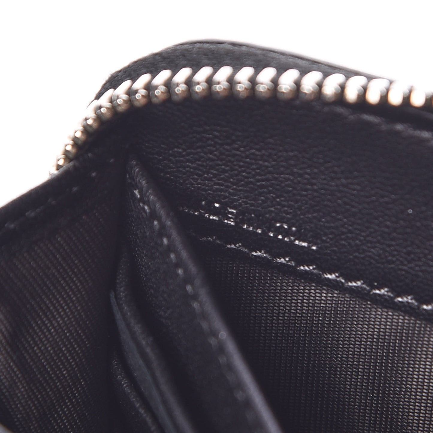 Sugar Goatskin Pandora Zip Around Wallet Black