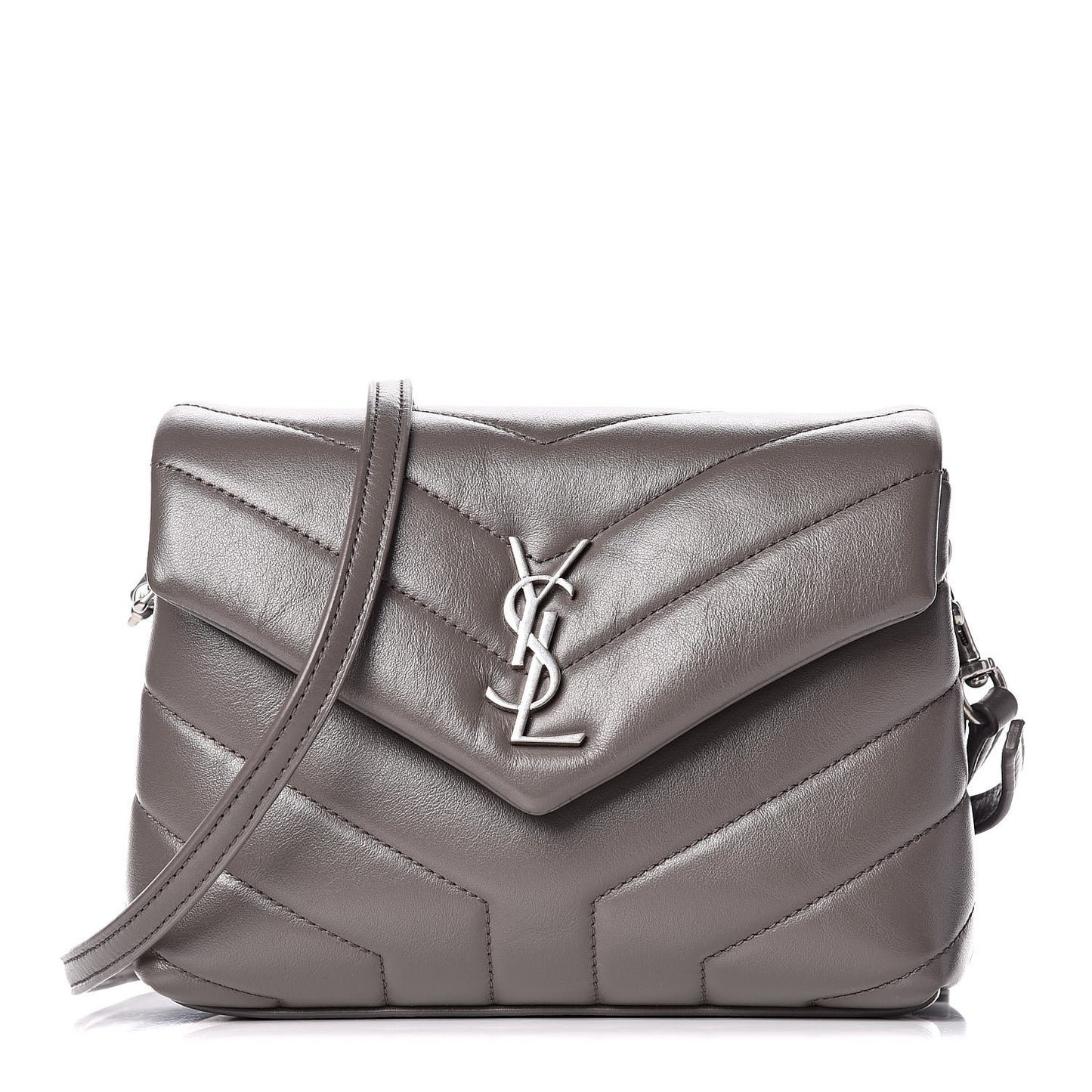 Calfskin Y Quilted Monogram Toy Loulou Crossbody Bag Earth