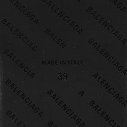 Balenciaga Smooth Nappa Logo Rise Wedge Sandals 39 White Black 7 of 10